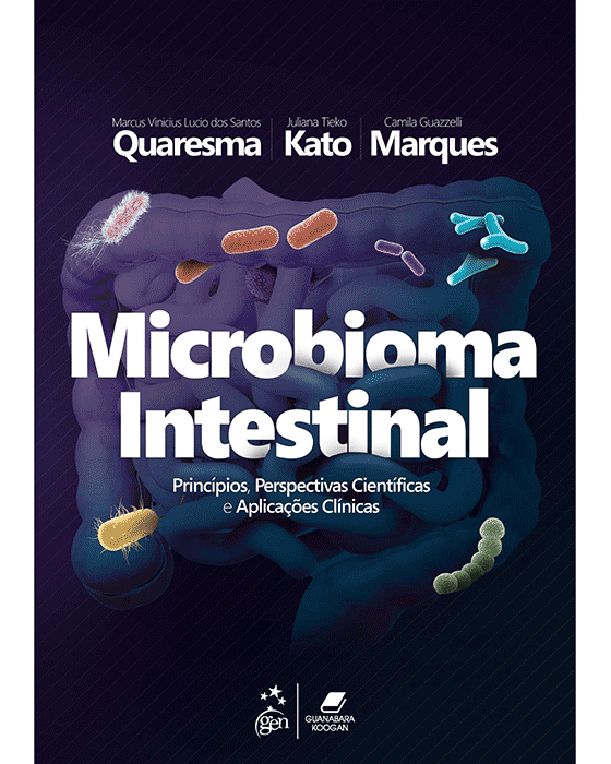 Capa do livro Microbioma Intestinal